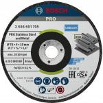 BOSCH  Set 2 discuri polizare Expert for Inox 76x4 mm pentru GWS 12V-76