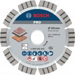 BOSCH  Disc diamantat granit/piatra 125 BEST