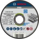 BOSCH  Set 25 discuri taiere inox 115x1 mm