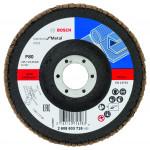 BOSCH  Disc evantai drept Standard for Metal 125 mm, R80