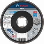 BOSCH  Disc evantai Best for Metal 125 mm, R80 cu X-LOCK