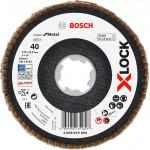 BOSCH  Disc evantai Expert for Metal 125 mm, R40 cu X-LOCK