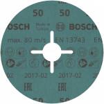 BOSCH  Set 50 foi de slefuire 125 mm, R50