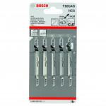 BOSCH T101AO Set 5 panze Clean for Wood 82 mm