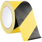 CROMWELL  Banda adeziva de bariera, drum si pericol 75 mm HAZARD MARKING TAPEBLACK/YELLOW ADHESIVE