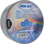 CROMWELL  Banda adeziva ALL WEATHER BLACK DUCT TAPE 50 mm  X 50M