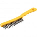 CROMWELL  Perie din sarma pentru razuire 2-ROW PLASTIC HANDLE WIRE SCRATCH BRUSH