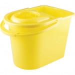 CROMWELL  Galeata ovala din plastic pentru mop 15 Ltr PLASTIC MOP BUCKETYELLOW