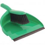 CROMWELL  Faras si perie din plastic PLASTIC DUSTPAN & SOFTBRUSH SET GREEN