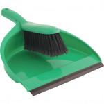 CROMWELL  Perie cu faras PLASTIC DUSTPAN & STIFF BRUSH SET GREEN