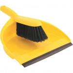 CROMWELL  Perie cu faras PLASTIC DUSTPAN & STIFF BRUSH SET YELLOW