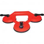 CROMWELL  Ventuza cu maner TRIPLE HEAD SUCTION CUP 120 mm (110KG)