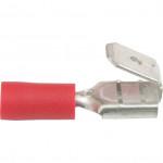 CROMWELL  Conectori i - Terminale cu conector cu clema 6.3 mm RED PIGGY BACK PUSH ON (Set de 100)