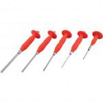 CROMWELL  Poanson pneumatice lungi paralele pentru extras bolturi - Set EXTRA LENGTH INSERTED PIN PUNCH SET (5 piese)