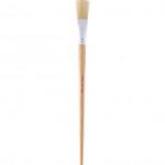 CROMWELL  Pensula rotunda cu maner din lemn natural No.12 FLAT FITCH BRUSH