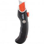 CROMWELL  Cutter cu cutit autoretractabil + Cutite rezerva AUTO RETRACTABLE, QUICK RELEASE SAFETY KNIFE