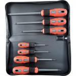 CROMWELL  Surubelnita VDE cu Prindere Dubla 1000V - Set 7 piese VDE DUAL GRIP SCREWDRIVER SET 7 piese