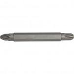 CROMWELL  Bit hexagonal de  1/4” cu doua capete - PZ No.2+No2x60 mm POZIDRIVS/DRIVER BIT 1/4