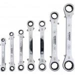 CROMWELL  Cheie inelara cu Clichet reversibil, Drept - Seturi 7PC 6-22 mm STRAIGHT RATCHET RING SPANNER SET