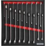 CROMWELL  Set de unelte in burete 18PCS PROF COMBINATION SPANNERSET WITH FOAM M1832