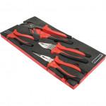 CROMWELL  Set de unelte in burete 4PCS PRO-TORQ PLIERS WITH FOAMT0691