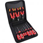 CROMWELL  Set clesti si surubelnite cu dubla prindere 1000V INSULATED SCREWDRIVER & PLIER SET 10 piese