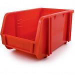 CROMWELL  MTL2 PLASTIC STORAGE BIN RED