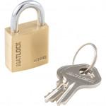 CROMWELL  Lacat 20x10.3 mm SHACKLE SOLID BRASS PADLOCK