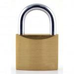 CROMWELL  Lacat 30 mm SLIMLINE BRASS PADLOCK STEELSHACKLE