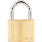 CROMWELL  Lacat 40x22 mm SHACKLE SOLID BRASS PADLOCK