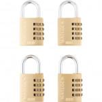 CROMWELL  Lacat 40 mm BRASS COMBINATION PADLOCK(Set de 4)