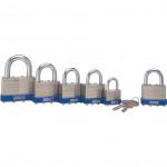 CROMWELL  Lacat cu corp din oetel laminat 30x18.5 mm LAMINATED PADLOCK STEELBODY