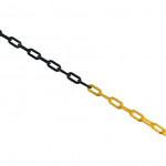 CROMWELL  Lant pentru bariera de marcare 8 mm x25M CHAIN PACK YELLOW& BLACK