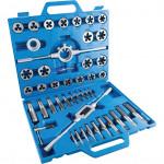 CROMWELL  Set tarozi si filiere M6-M24 CARBON STEEL THREADING SET IN CASE 45PC