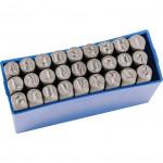 CROMWELL  Set de poansoane 5.0 mm (Set de 27) LETTERPUNCHES