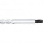 CROMWELL  Alezor cu coada filetata Sherwood HSS cu mai multe canale - metric 6 mm HSS SC/SH END MILL