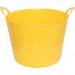 CROMWELL  Galeata Flexibila pentru Constructori FLEXI TUB 75 Ltr BUILDERSBUCKET YELLOW