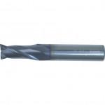 CROMWELL  Carbide Plain Shank Slot Drills 2 Flute - Series 60 - Short series - SDQ-2PS Carbide Q-Coat 1.0 mm ST/SH SHORT 2FL SLOT DRILL Q-COAT