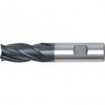 CROMWELL  Burghiu lung cu 4 canale acoperite cu HSS-E PM 14 mm HSS-COBALT PM 4FL WELDON END MILL P/POWER