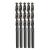 MAKITA  Set 5 burghie metal HSS-G negru auriu 10x87x133 mm